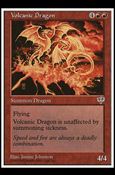 Magic the Gathering: Anthologies (Base Set) card 51 Volcanic Dragon