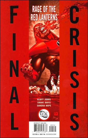 Final Crisis: Rage of the Red Lanterns issue 1-C Atrocitus Sliver Cover (2nd Printing)