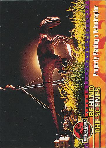 Lost World: Jurassic Park (Base Set) card 45 Properly Placing a Velociraptor