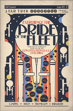 Star Trek: Year Five issue 8-B J.J. Lendl 1:10 Cover