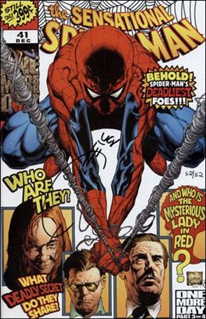 Sensational Spider-Man (2006) issue 41-D DF (Signed by Joe Quesada) 1/52
