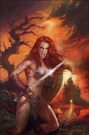 Red Sonja (2023) issue 18-K Lucio Parrillo Virgin Cardstock Cover