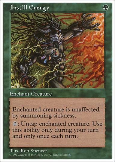 Magic the Gathering: 5th Edition (Base Set) card 304 Instill Energy