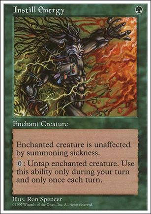 Magic the Gathering: 5th Edition (Base Set) card 304 Instill Energy