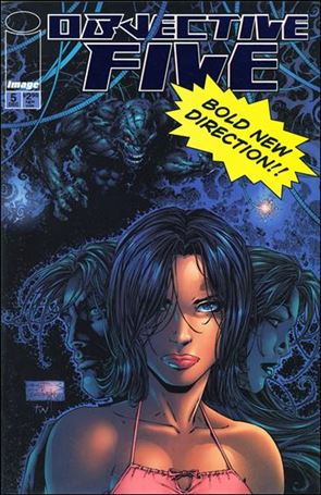 Objective Five issue 5-B Dynamic Forces Blue Foil Cover 1/500