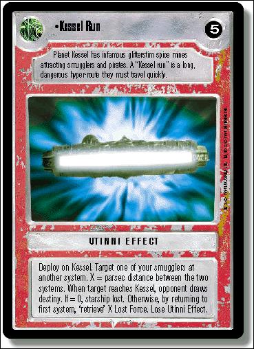 Star Wars: Premiere Limited (Base Set) card 227 Kessel Run