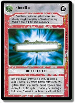 Star Wars: Premiere Limited (Base Set) card 227 Kessel Run