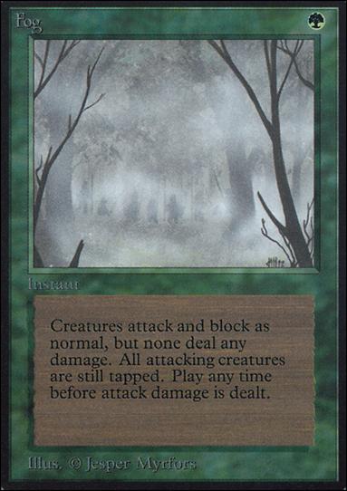 Magic the Gathering: Limited Edition Alpha (Base Set) card 193 Fog