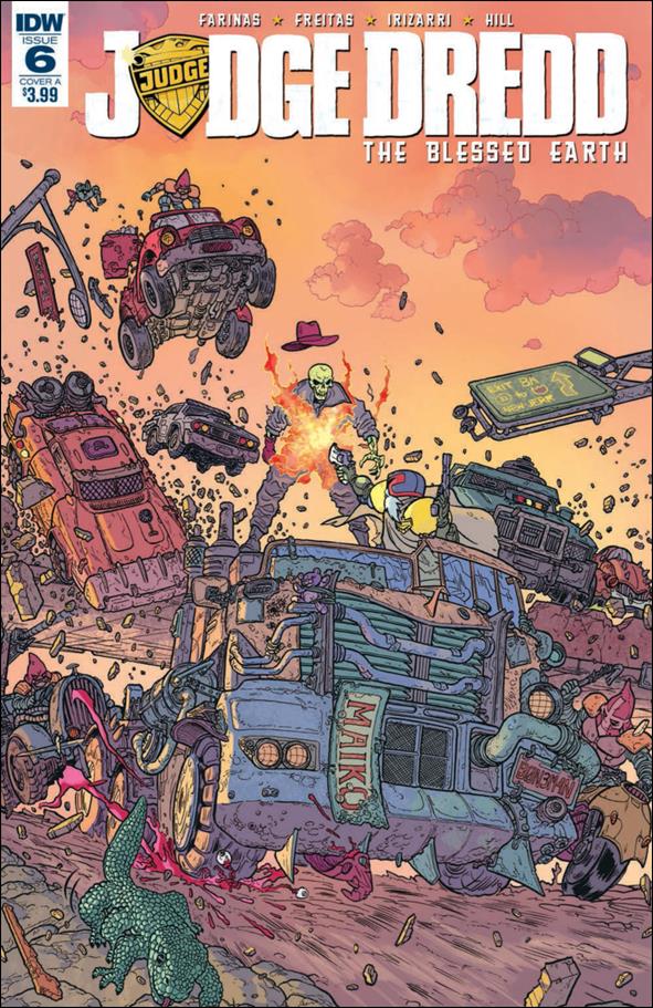 Judge Dredd: The Blessed Earth issue 6 Ulises Farinas Cover