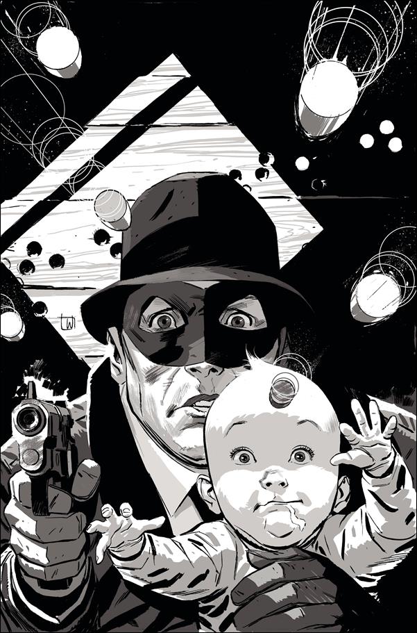 Green Hornet (2020) issue 5-C Lee Weeks Black & White Virgin Cover