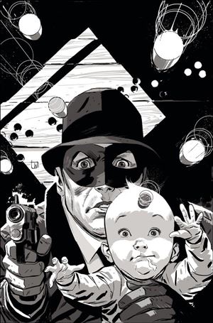 Green Hornet (2020) issue 5-C Lee Weeks Black & White Virgin Cover