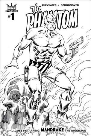 King: The Phantom issue 1-E Rob Liefeld 1:35 Black & White Cover