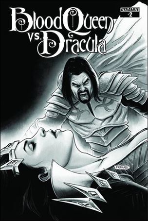 Blood Queen vs Dracula issue 2-D Fabiano Neves 1:15 Black & White Cover