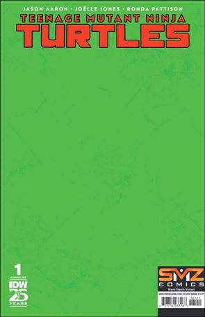 Teenage Mutant Ninja Turtles (2024) issue 1-ZZB Retailer Exclusive Green Blank Sketch Cover