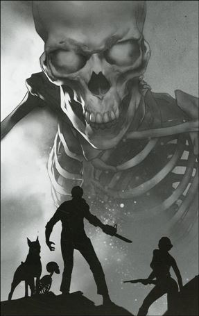Death to the Army of Darkness issue 4-H Ben Oliver 1:15 Black & White Virgin Cover