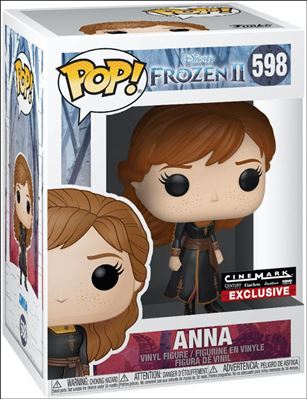 POP! Disney figure 598 Anna (Travel Gear) Cinemark Exclusive