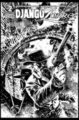 Django/Zorro issue 2-E Gabriel Hardman 1:25 Black & White Cover