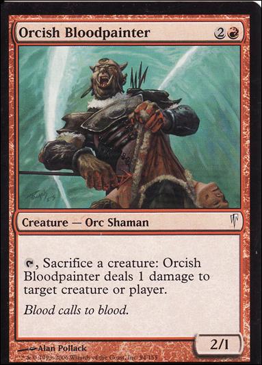 Magic the Gathering: Coldsnap (Base Set) card 94 Orcish Bloodpainter