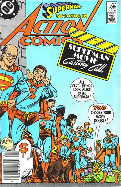 Action Comics (1938) issue 569-B Newsstand Cover