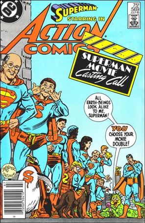 Action Comics (1938) issue 569-B Newsstand Cover