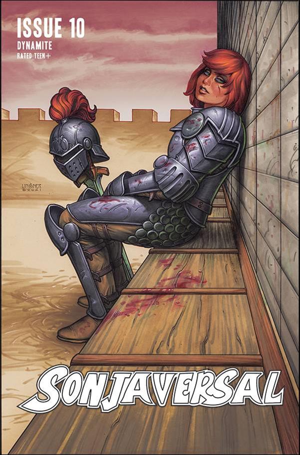 Sonjaversal issue 10-B Joseph Michael Linsner Cover