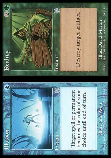 Magic the Gathering: Apocalypse (Base Set) card 129 Illusion / Reality