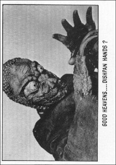 Creature Feature (Base Set) card 66 Good heavens... dishpan hands?