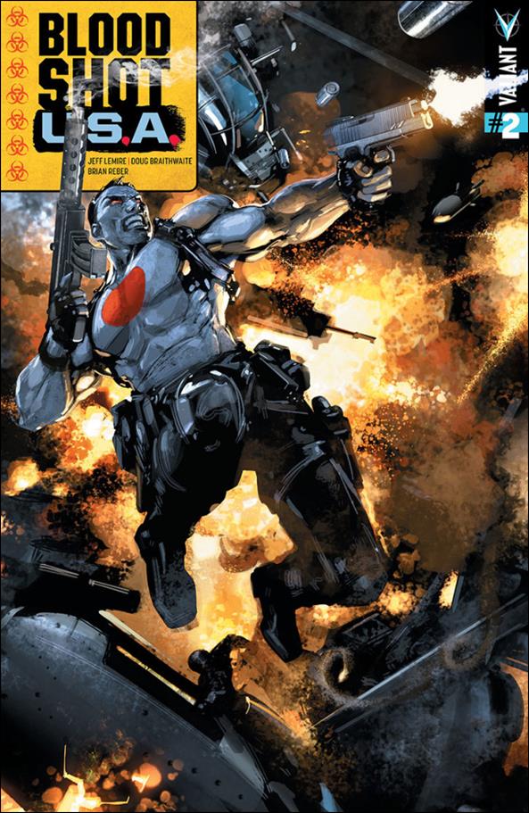 Bloodshot U.S.A. issue 2-E Clayton Crain 1:50 Cover