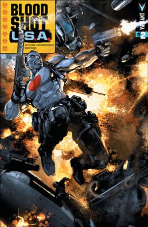 Bloodshot U.S.A. issue 2-E Clayton Crain 1:50 Cover