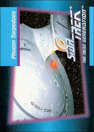 Star Trek: The Next Generation - Inaugural Edition (Base Set) card 57 Photon Torpedoes 