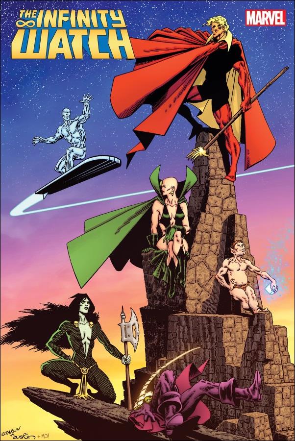 Infinity Watch (2025) issue 1-E Jim Starlin Hidden Gem 1:50 Cover