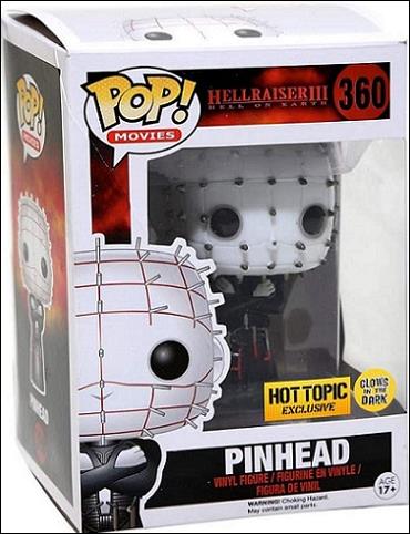 POP! Movies figure 360 Pinhead (GITD) Hot Topic Exclusive