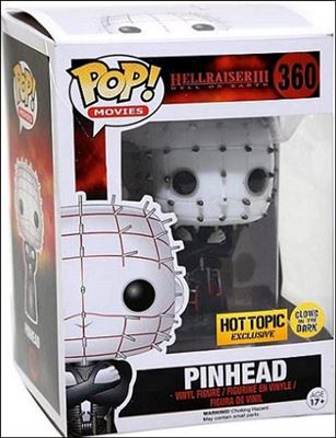 POP! Movies figure 360 Pinhead (GITD) Hot Topic Exclusive
