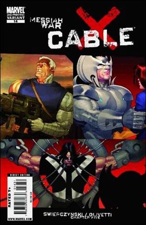 Cable (2008) issue 14-C Ariel Olivetti Cover (2nd Printing)