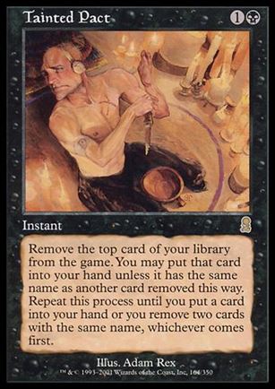 Magic the Gathering: Odyssey (Base Set) card 164 Tainted Pact