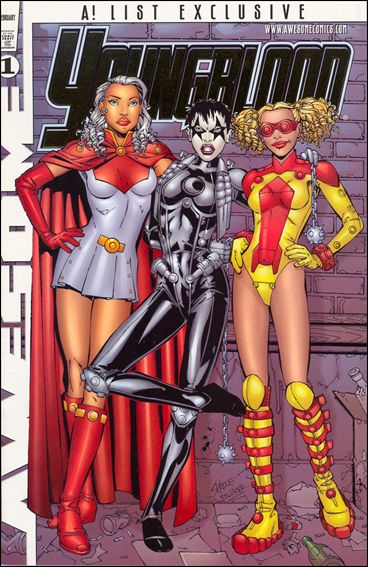 Youngblood (1998) issue 1-D Steve Skroce A! List Cover
