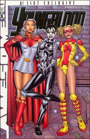 Youngblood (1998) issue 1-D Steve Skroce A! List Cover