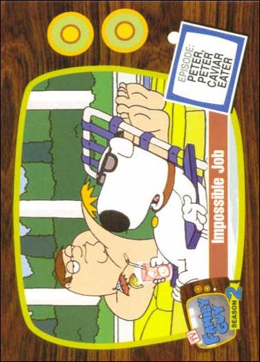 Family Guy Season Two (Base Set) card 20 Impossible Job