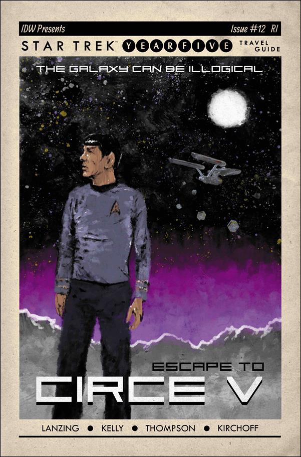 Star Trek: Year Five issue 12-B J.J. Lindl 1:10 Cover