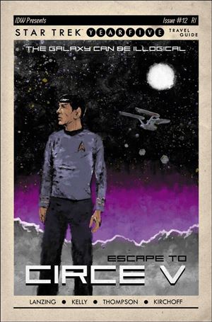 Star Trek: Year Five issue 12-B J.J. Lindl 1:10 Cover