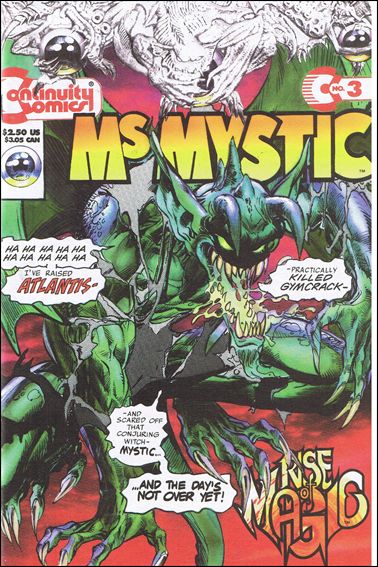 Ms. Mystic (1993) issue 3 Embossed Tyvek Cover