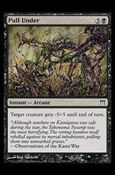 Magic the Gathering: Champions of Kamigawa (Base Set) card 137 Pull Under