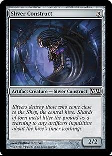 Magic the Gathering: 2014 Core Set (Base Set) card 218 Sliver Construct