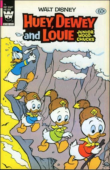 Walt Disney Huey, Dewey and Louie: Junior Woodchucks  issue 74-B White Logo