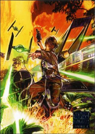 Star Wars Galaxy: Series 4 (Base Set) card 100 From Pilot to General