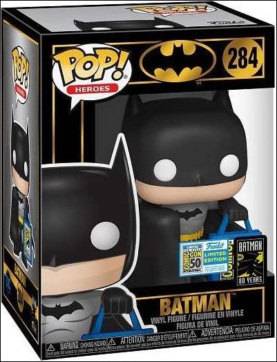 POP! Heroes figure 284 Batman (w Bag) SDCC 2019