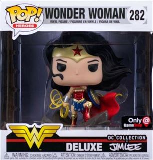 POP! Heroes figure 282 Wonder Woman Jim Lee Collection GameStop