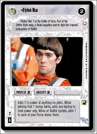 Star Wars: Special Edition Limited (Base Set) card 198 Elyhek Rue