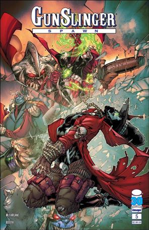 Gunslinger Spawn issue 5 Brett Booth Cover