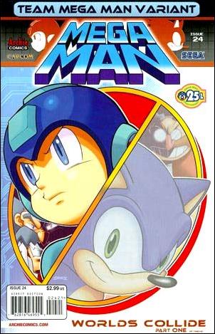 Mega Man issue 24-B Team Mega Man Cover